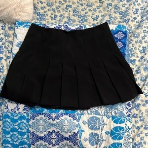 Forever21 Black Skirt Pleated School girl skirt short skirt